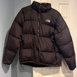 The North Face men’s brown winter jacket size large